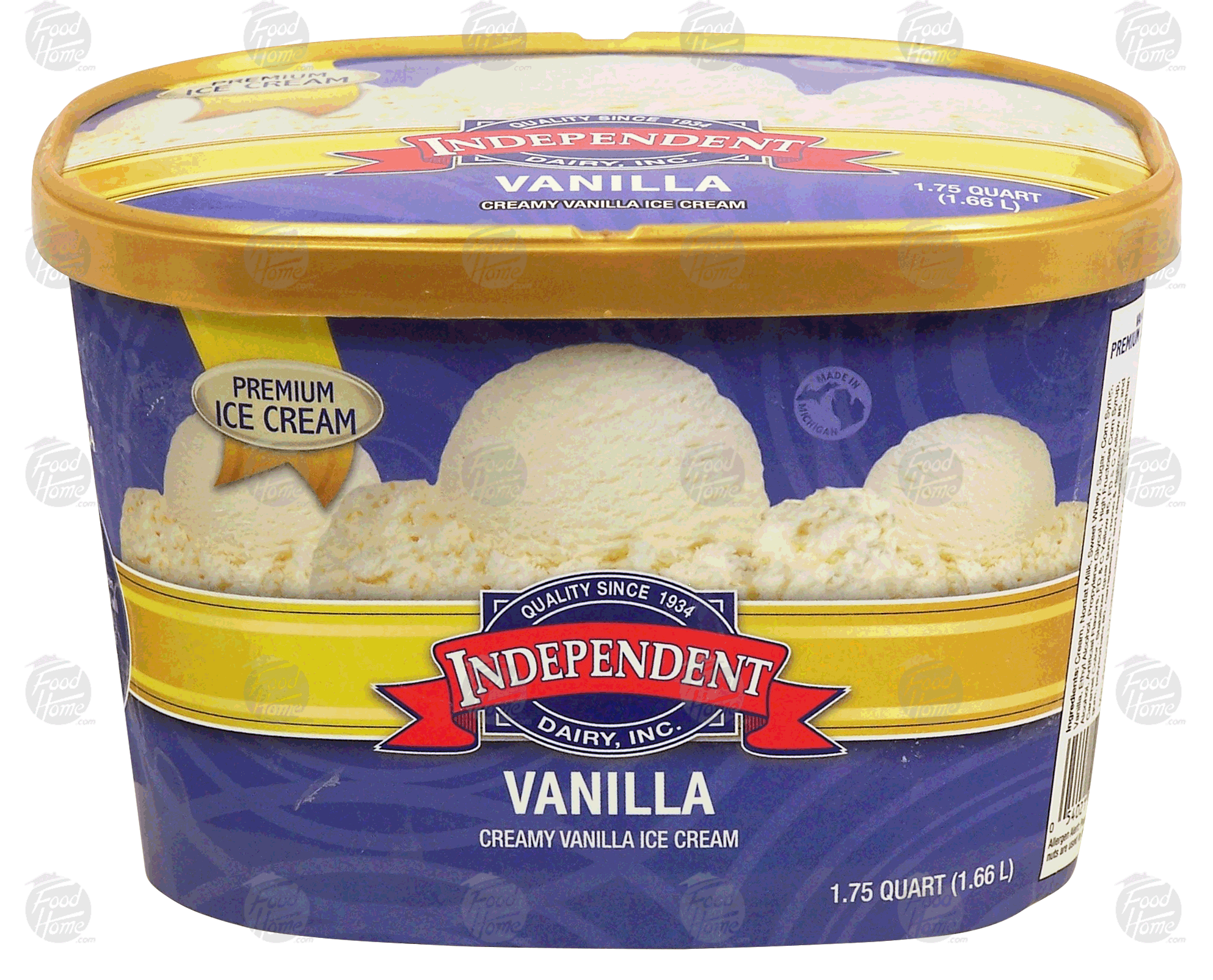 Independent  vanilla ice cream Full-Size Picture